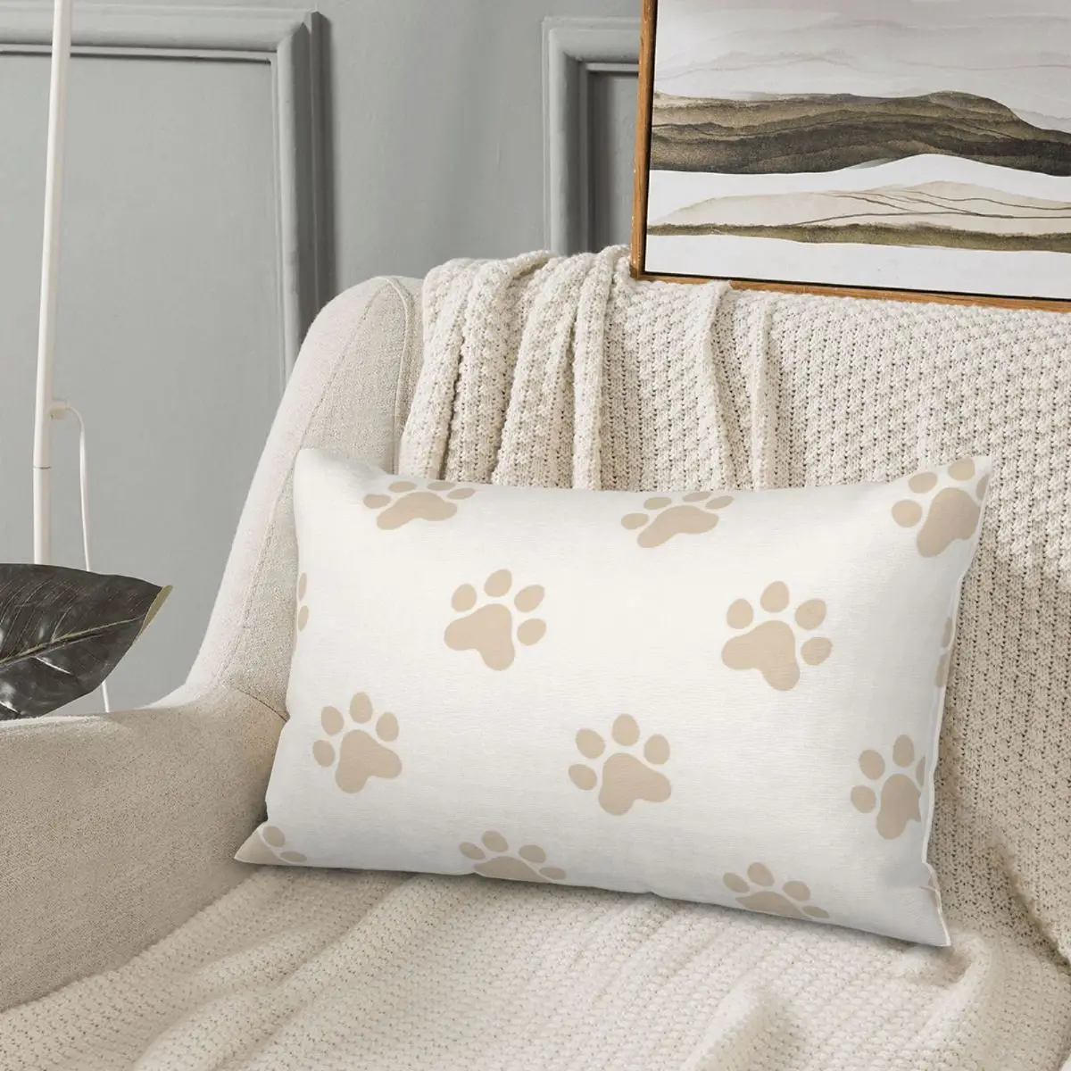 

Dog Cute Cartoon Plaid Pillowcase Printed Soft Throw pillow case for Car Bedroom Decorative Cushion Cover