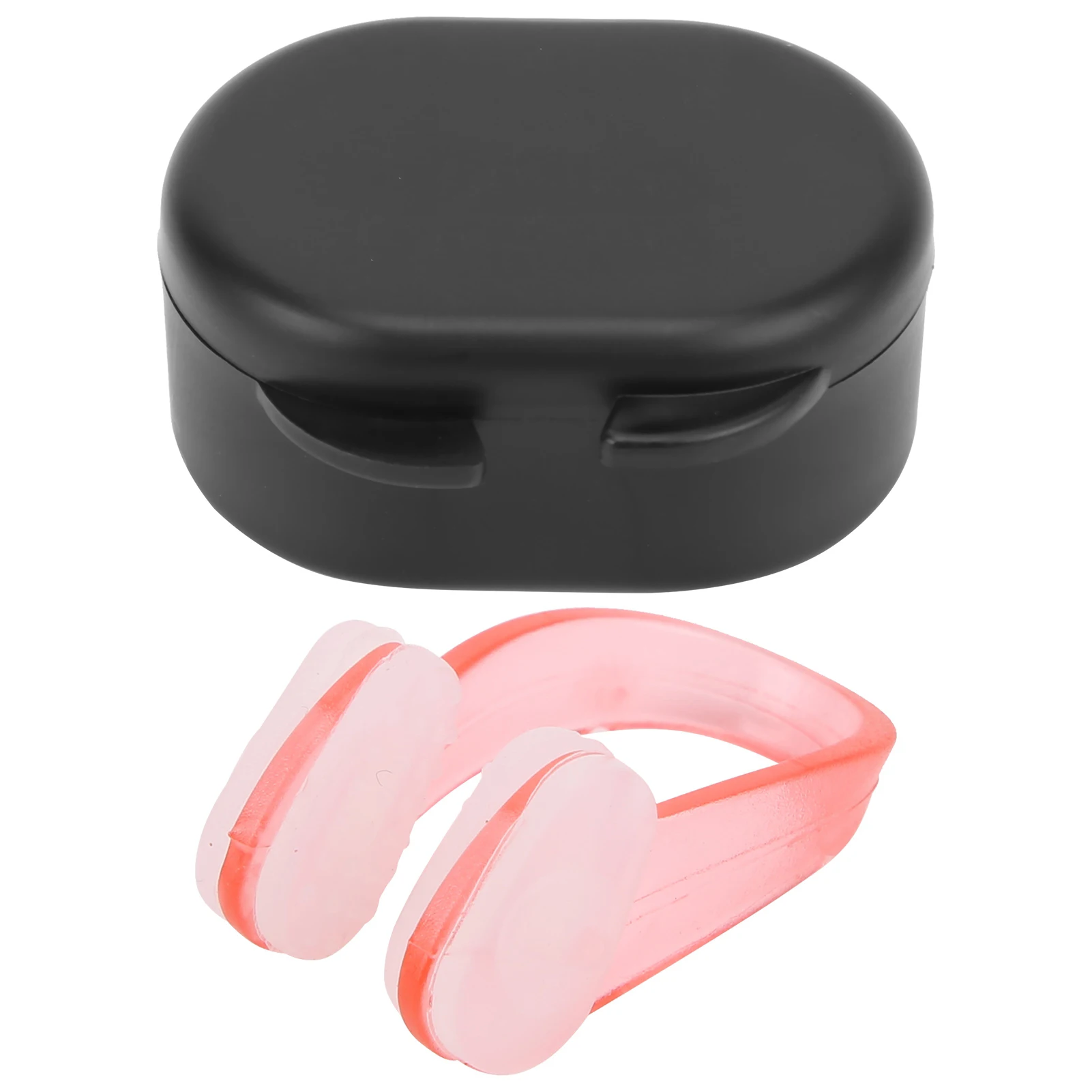 

Swimming TPR Gasket Nose Clip Summer Unisex Waterproof Nose Clip for Kids AdultsPink