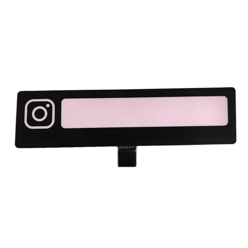 

Useful Hot Sale DIY EL Luminous Logo Flexible LED Lighting Car Sticker Customized LED Instagram Logo