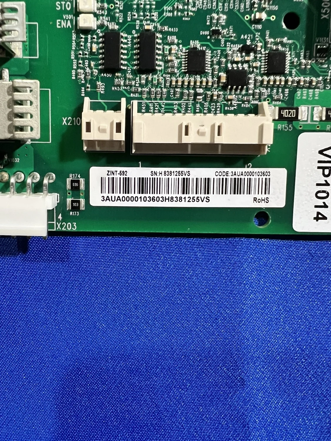 Разборка инвертора ABB ACS880-01-145A-3 серии ZINT-571 плата питания драйвера 3ABD 00037602