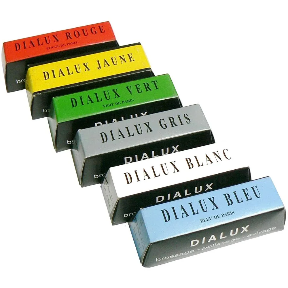 

Полировальная смесь DIALUX для ювелирных изделий из серебра, золота, латуни, воска, инструменты для шлифовки часов, формы для полировки, блеск