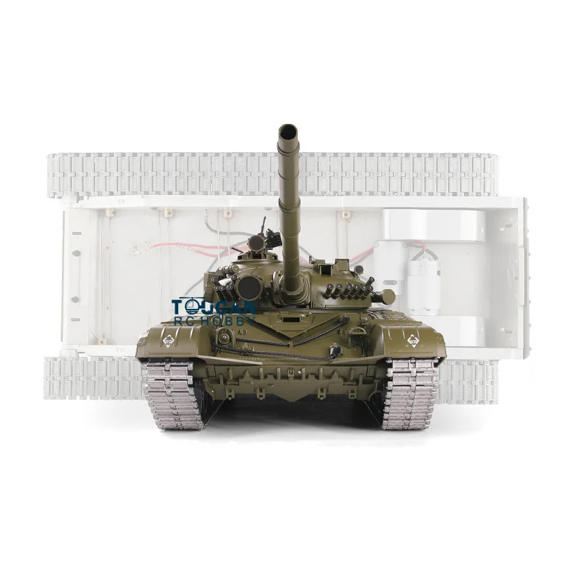 Радиоуправляемый танк HENG LONG 1/16 Советского Союза T72 TK-7.1 3939 с металлическим шасси