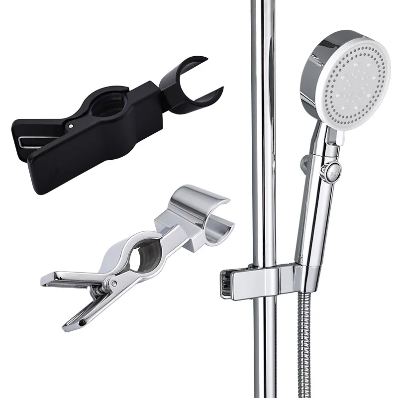 

Universal 20~29mm Shower Slide Rail Bar Holder Adjustable Clamp Holder Bracket Replacement Black Bathroom Accessories