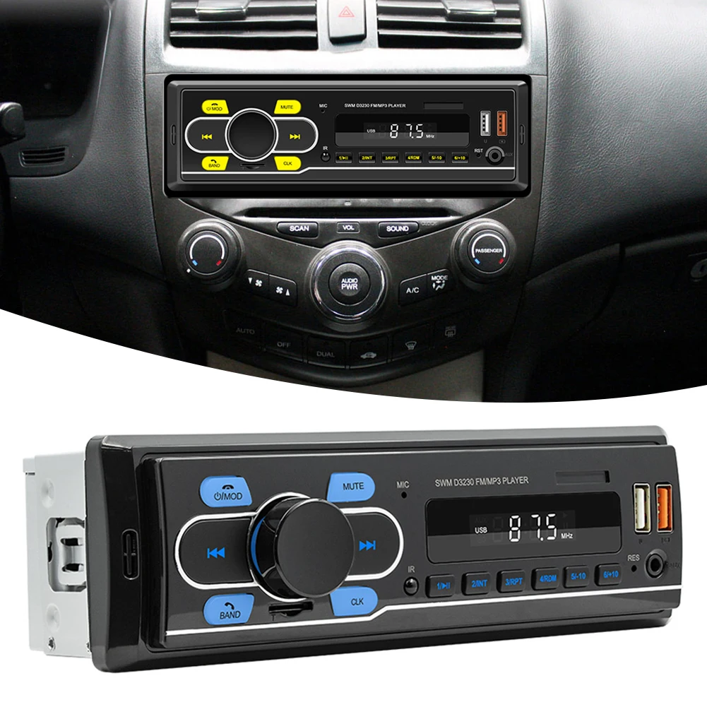 

LED Display Car Audios Decode Board With 2 USB Socket Durable Hands-Free Calling Car Player For Car