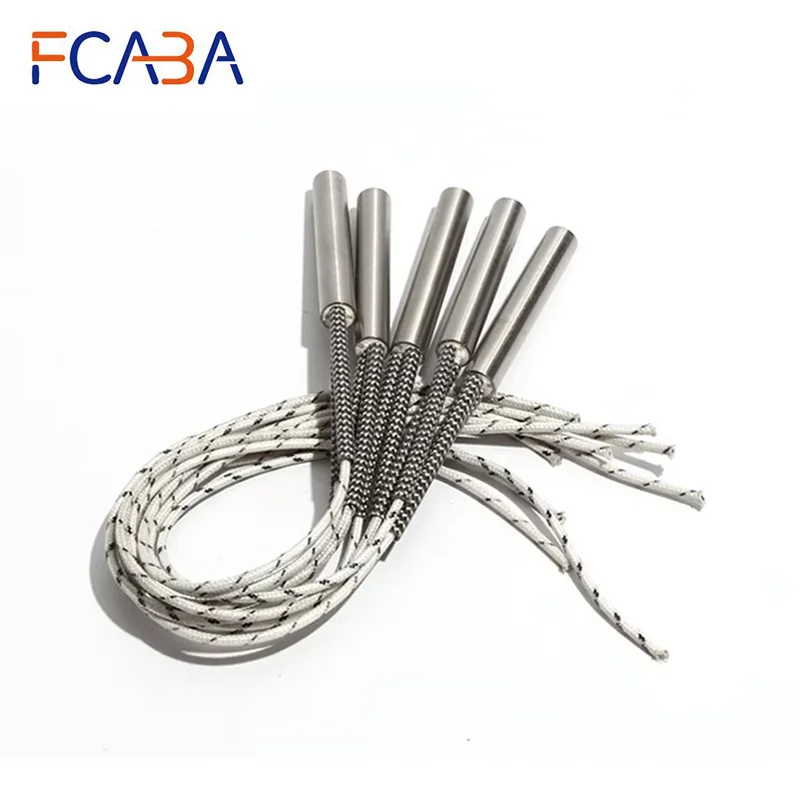 

FCABA 5 шт. 12 мм 80 ~ 95 мм 316SUS трубчатая нагревательная труба 110 В/220 В/380 В картриджный нагреватель 400 Вт/420 Вт/450 Вт/460 Вт электрический элемент