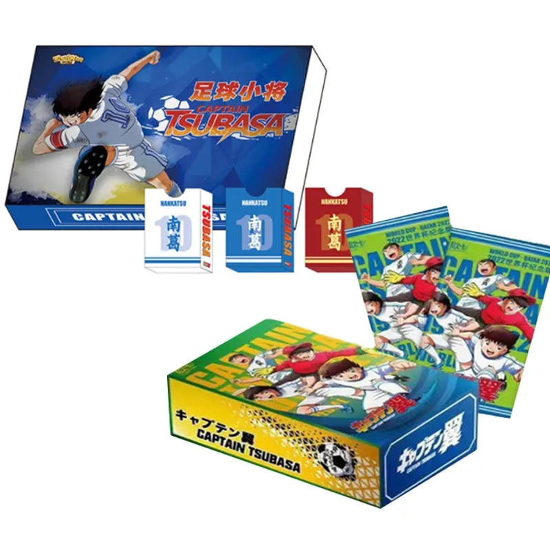

2022 New Anime Captain Tsubasa Football Characters Collection Rare Battle Cards Box Game Card Birthday Gift Footballer Fan Card
