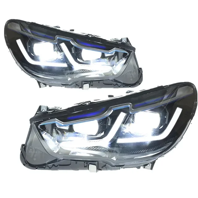 

Автомобильные аксессуары, фары для BMW F07, светодиодные фары GT 5-Series, обновление, передний фонарь с динамическим сигналом M5, автомобильная