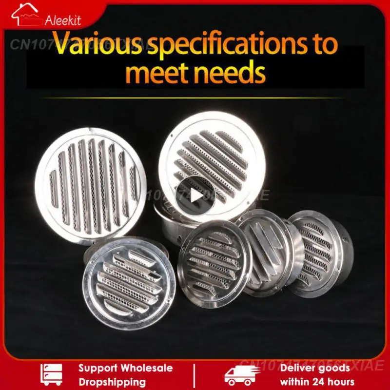 

Strong Toughness Vents Fly Nets Silver Durable Stainless Steel Ventilation Cover Ventilator Antirust Ventilation Hood Air Fence