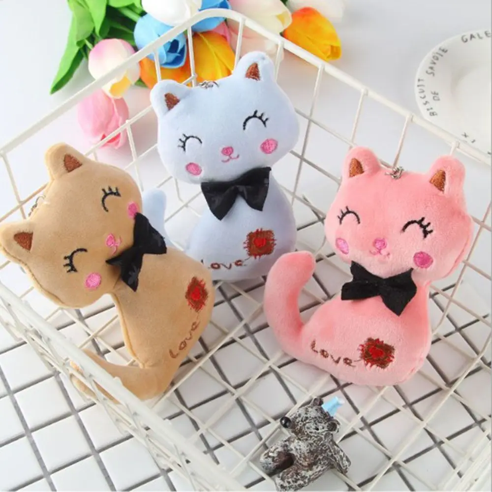 

12cm Wedding Ornaments Party Children Kid Gift Plush Toy Stuffed Animal Key Chain Bag Pendant