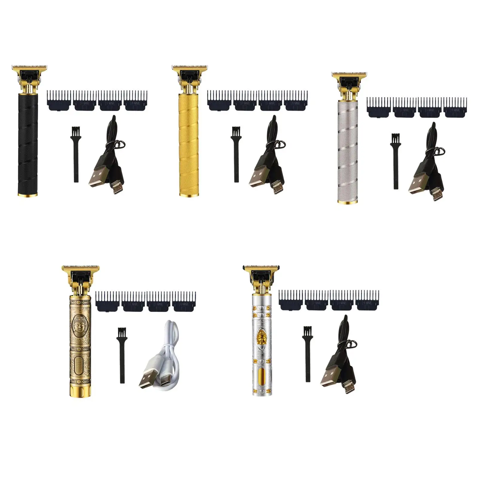 

Hair Clippers for Men Cordless T Blade Shaver Haircut & Grooming Kit Barbers