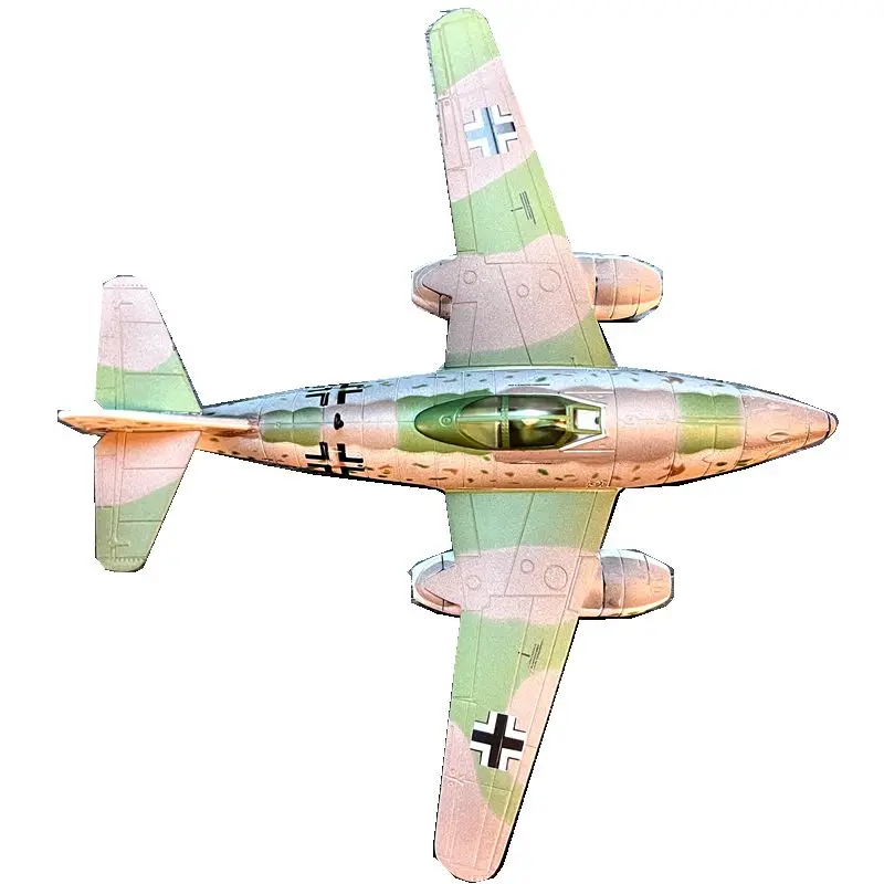 

Модель немецкого реактивного истребителя Me262 в масштабе 1:72, 1/72, литый металлический самолет, модель самолета, игрушка для коллекционирования или детского подарка