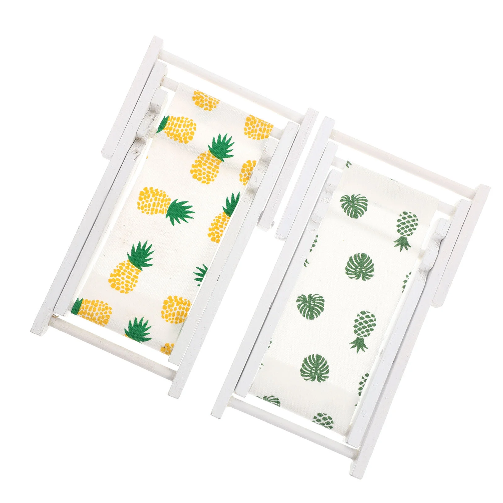 

2 Pcs Bush Collapsible Sand Toys Beach House Furniture Mini Accessoriesationss Decorations Plastic Kid Linen Seaside
