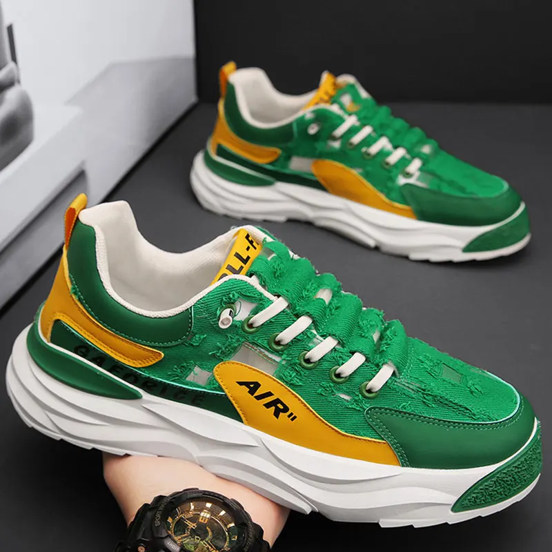 

Мужские кроссовки, повседневная обувь для тенниса, удобные трендовые лоферы, обувь на плоской подошве