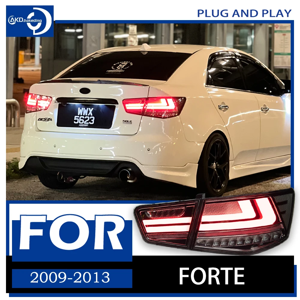 Автомобильный Стайлинг AKD для Kia Forte задние фонари 2009-2013 задняя лампа фонарь
