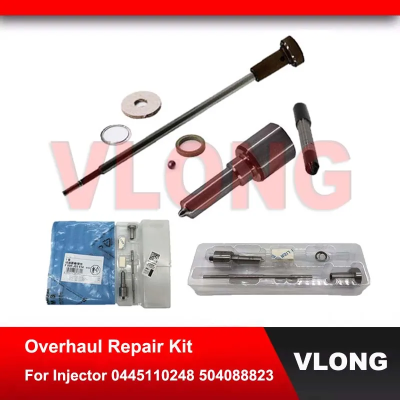 

Common Rail Injector Overhaul Repair Kit Spare Parts For Fiat DUCATO IVECO MASSIF DAILY 2998cc 3.0 D HPI 3.0L 0445110248/247