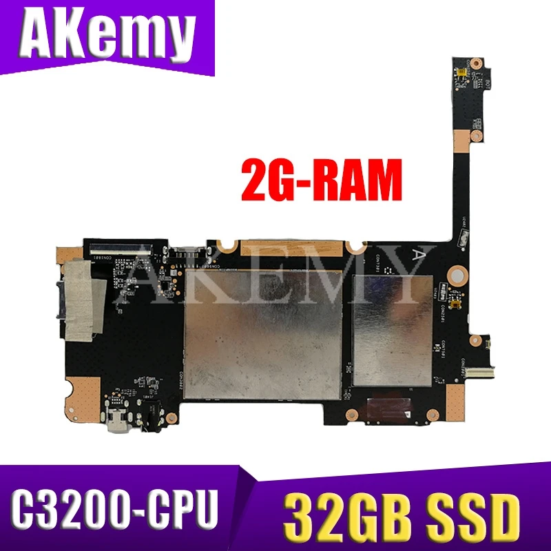 

New! original For ASUS ZenPad 10 P023 Z300C Tablets Laptop motherboard Mainboard logic board W/ C3200-CPU 2GB-RAM 32GB SSD