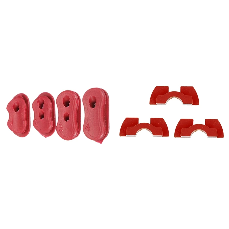 

2 Set For Xiaomi Mijia M365 Electric Scooter Accessories: 1 Set Dust Plug Rubber Case & 1 Set Damping Folding Cushion