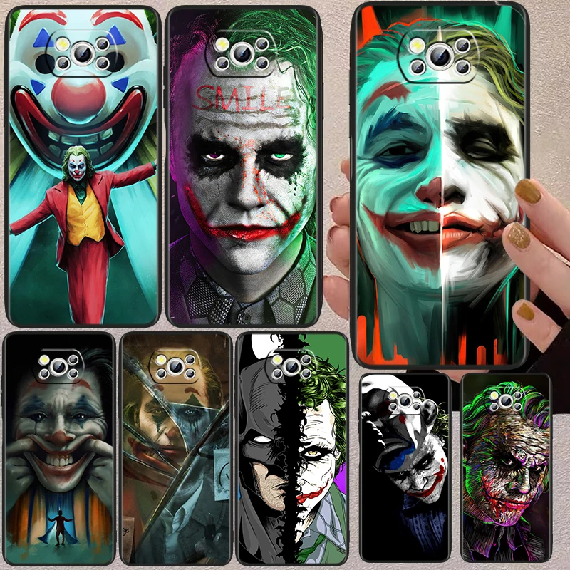 

DC jokers Bad Guy Black Phone Case For Xiaomi Mi Poco X4 X3 NFC F4 F3 GT M5 M5s M4 M3 Pro C40 C3 5G Cover