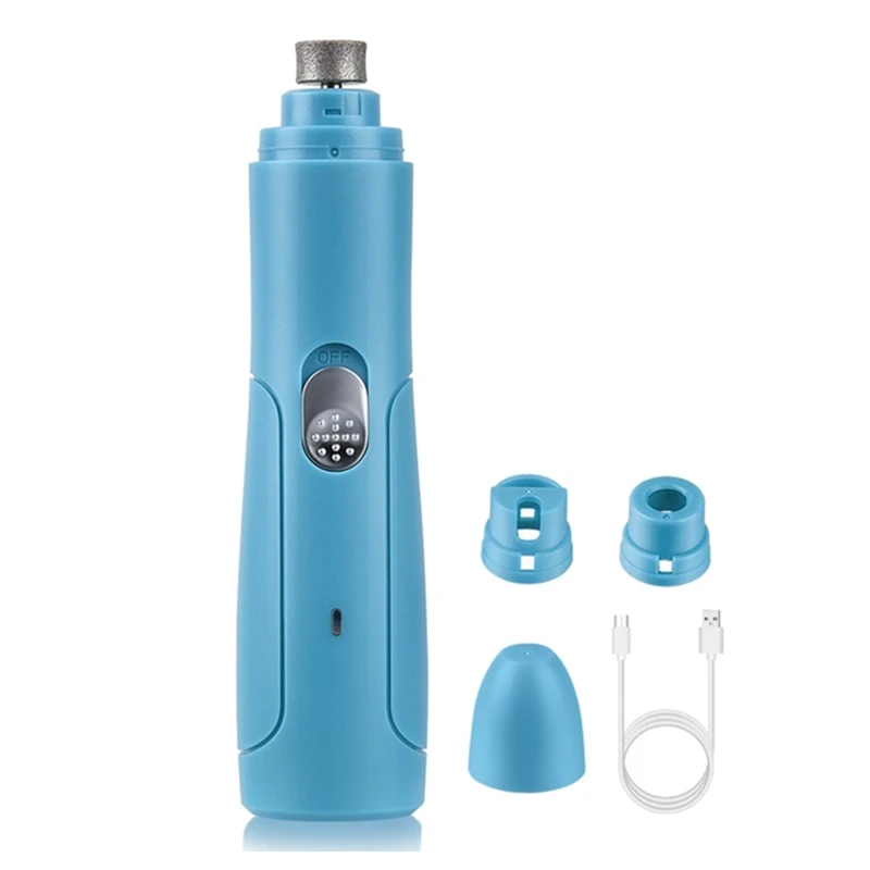

Pet Nail Grinder Rechargeable USB Dog Nail Clippers Painless Electric Dog Nail Grinder Grooming Trimmer Tool