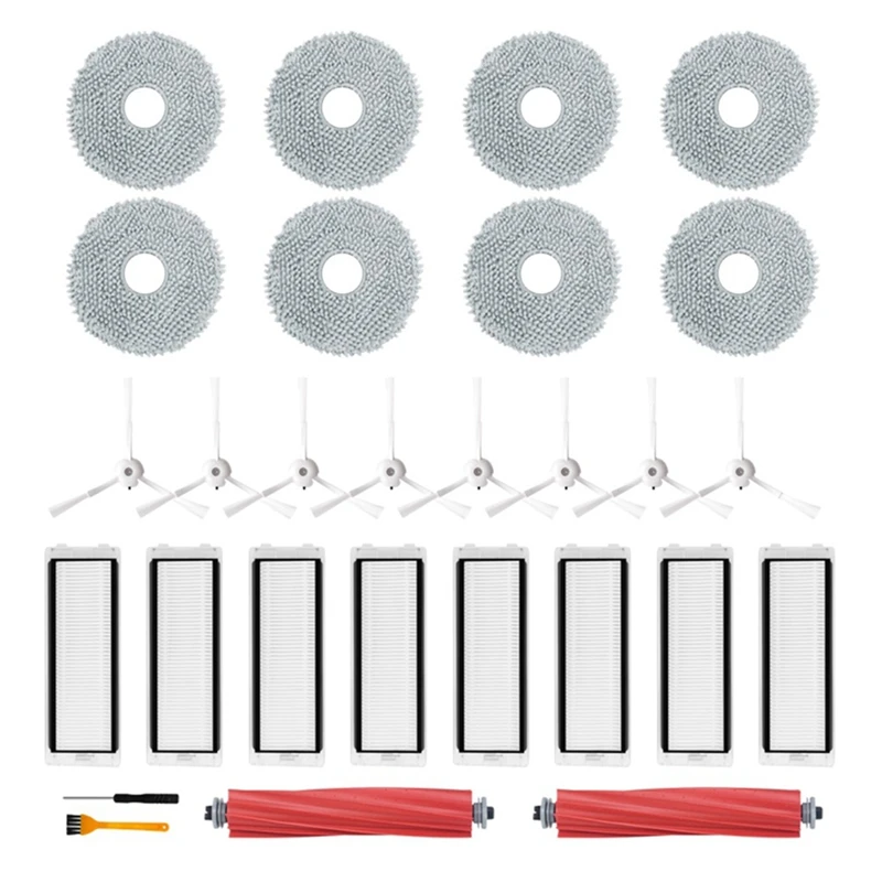 

For Roborock Q Revo / P10 Robtic Vacuum Cleaner Replacement Main Side Brush Hepa Filter Mop Cloth Dust Bag