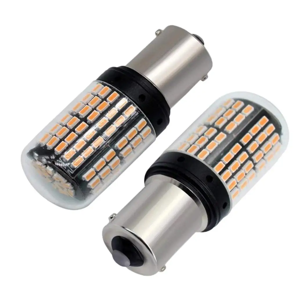 

2xAuto Lamp 1156 BAU15S Car Turn Light 3014 144SMD LED Signal Bulb