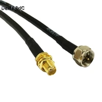 sma female jack nut to f type male plug rf pigtail cable adapter rg58 50cm100cm wholesale new