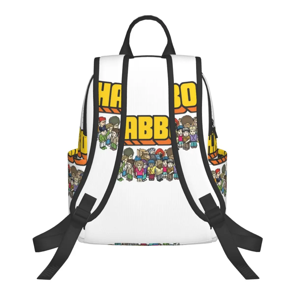 Фото Рюкзак Game Habbo Hotel, студенческая сумка для книг, школьная сумка для мальчиков и девочек, сумки через плечо для ноутбука, мужские и женские сумки №5