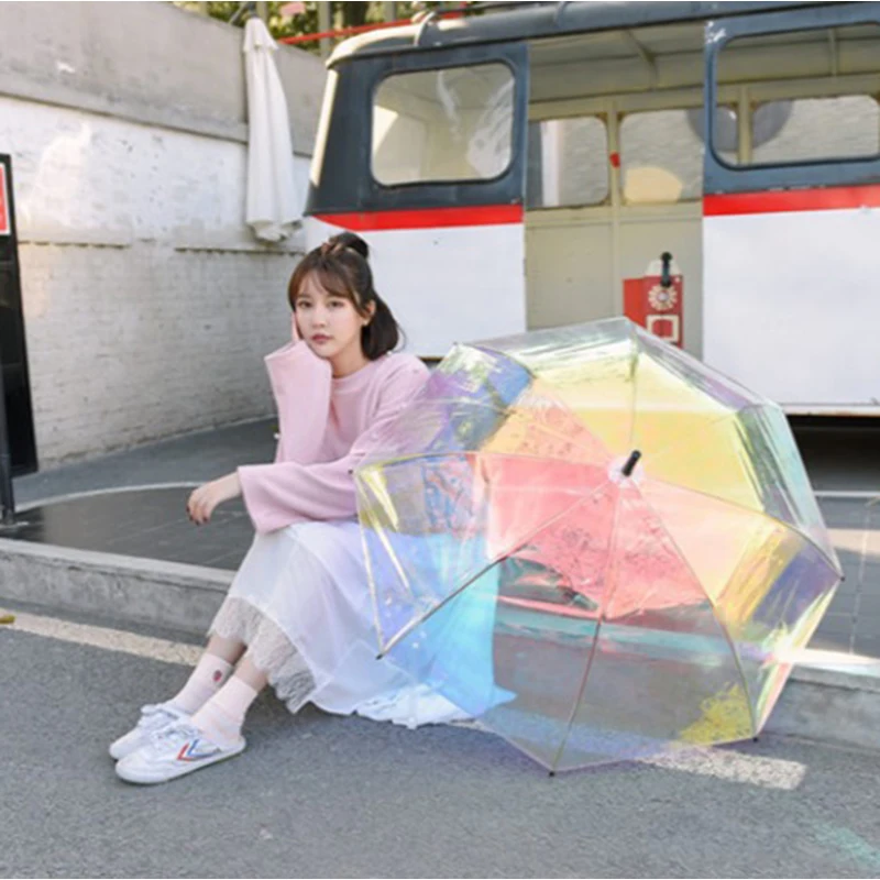 

Cheap Uv Umbrella Protection Sun Waterproof Rain Women Umbrella For Girls Free Shipping Parapluies Transparentes Umbrella Luxury