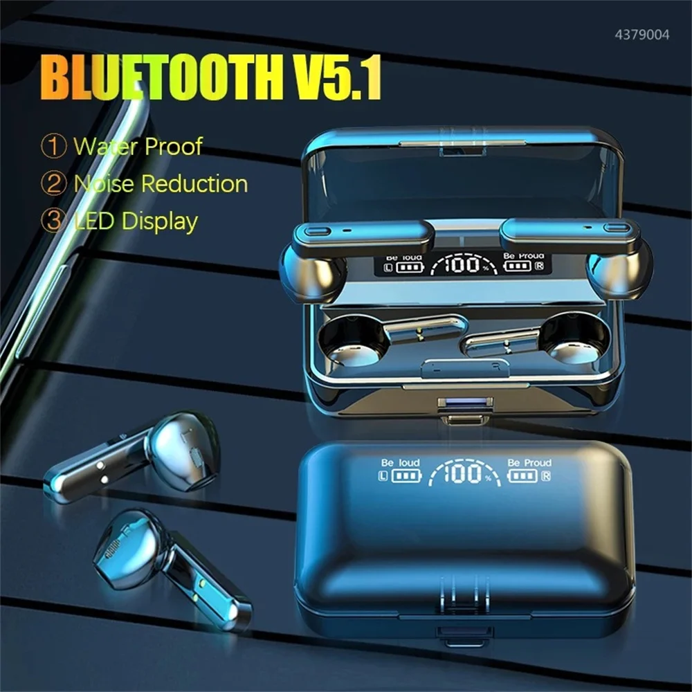 

Беспроводная Bluetooth-гарнитура с сенсорным управлением и шумоподавлением