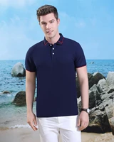 8232 new man polo shirt mens casual cotton polo shirt men short sleeve high quantity polo men customizable logo diy