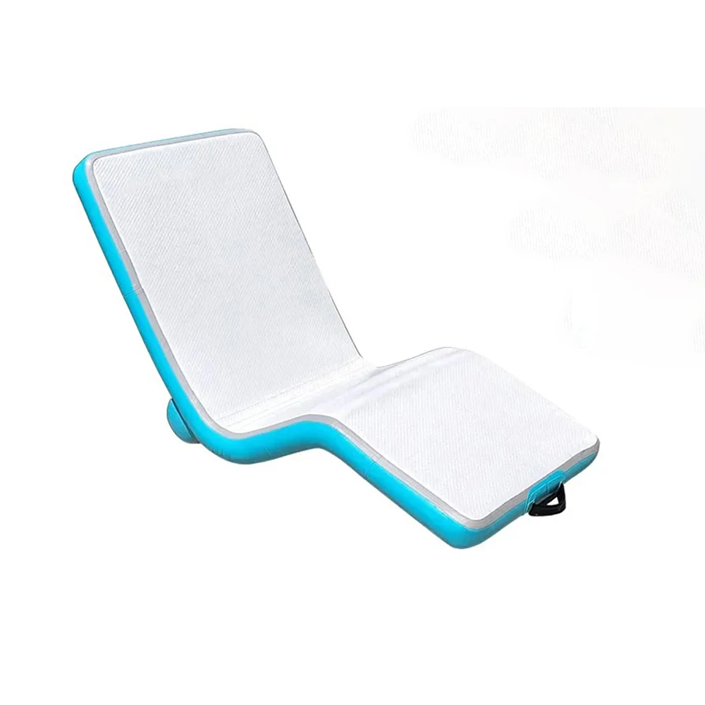 Одиночный надувной шезлонг бассейн плавание кресло для загорания диван-лежак