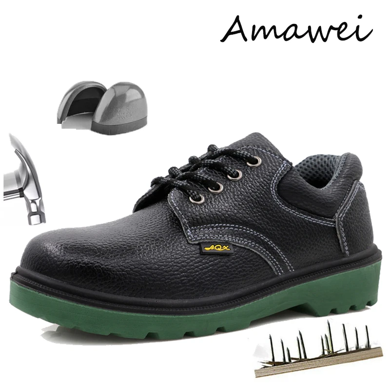 

Amawei Indestructible Sneakers Safety Shoes For Men Womens Construction Steel Toe Work Boots Breathable Botas De Trabajo
