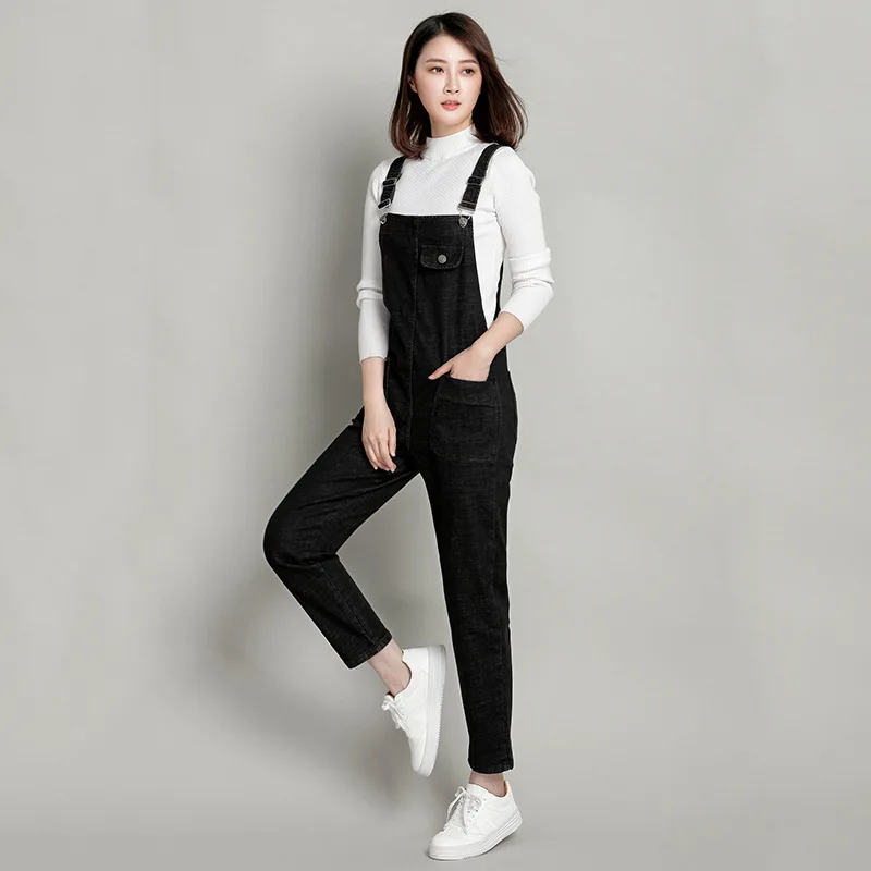 2022 New Fashion Women High Quality Ovealls Pants Winter and Autumn Cargo Pants Ladies