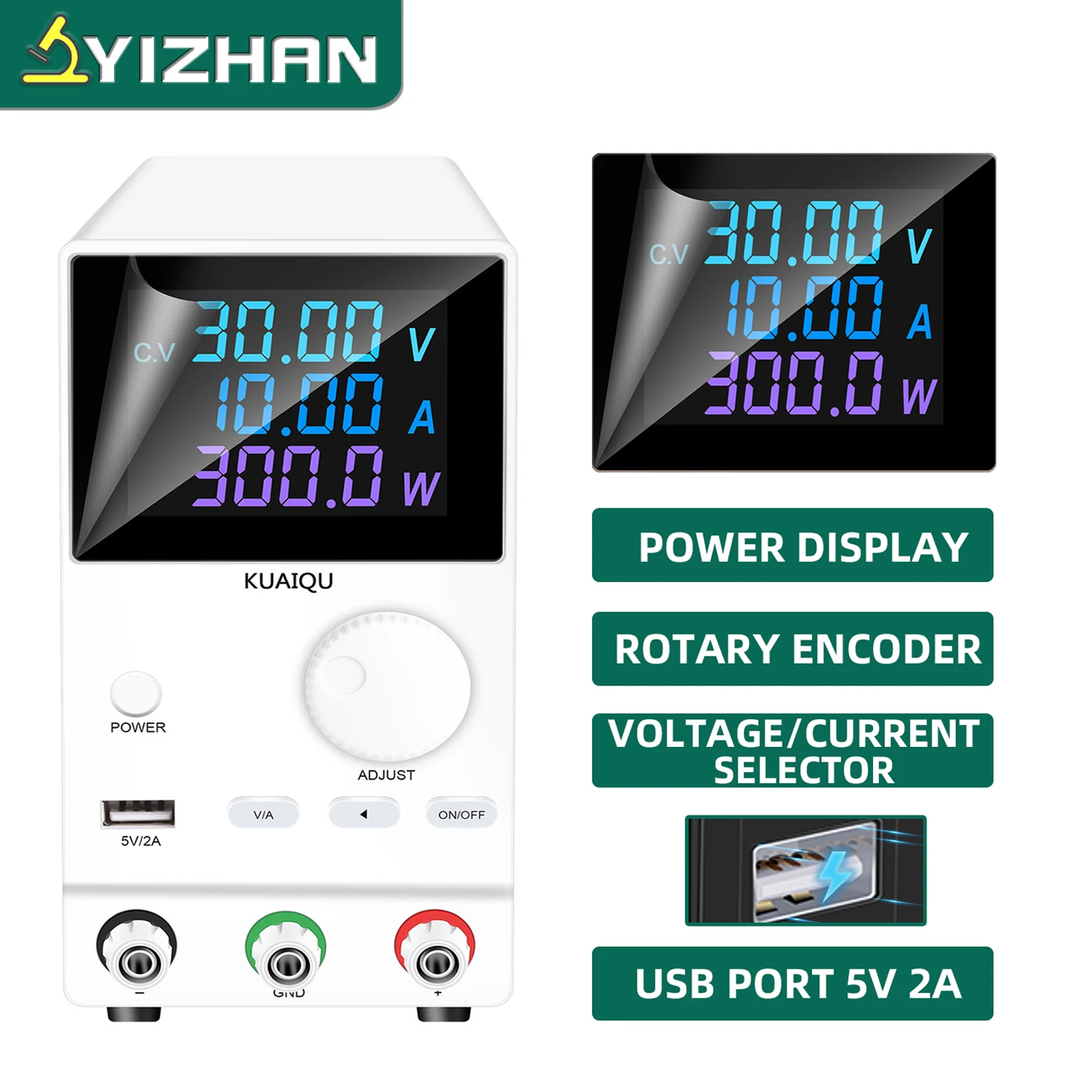 

30V 10A Bench Power Supply Unit 300V Adjustable Voltage Regulator 220V 110 For Phone PC Dc Power Controller Bench Source Digital
