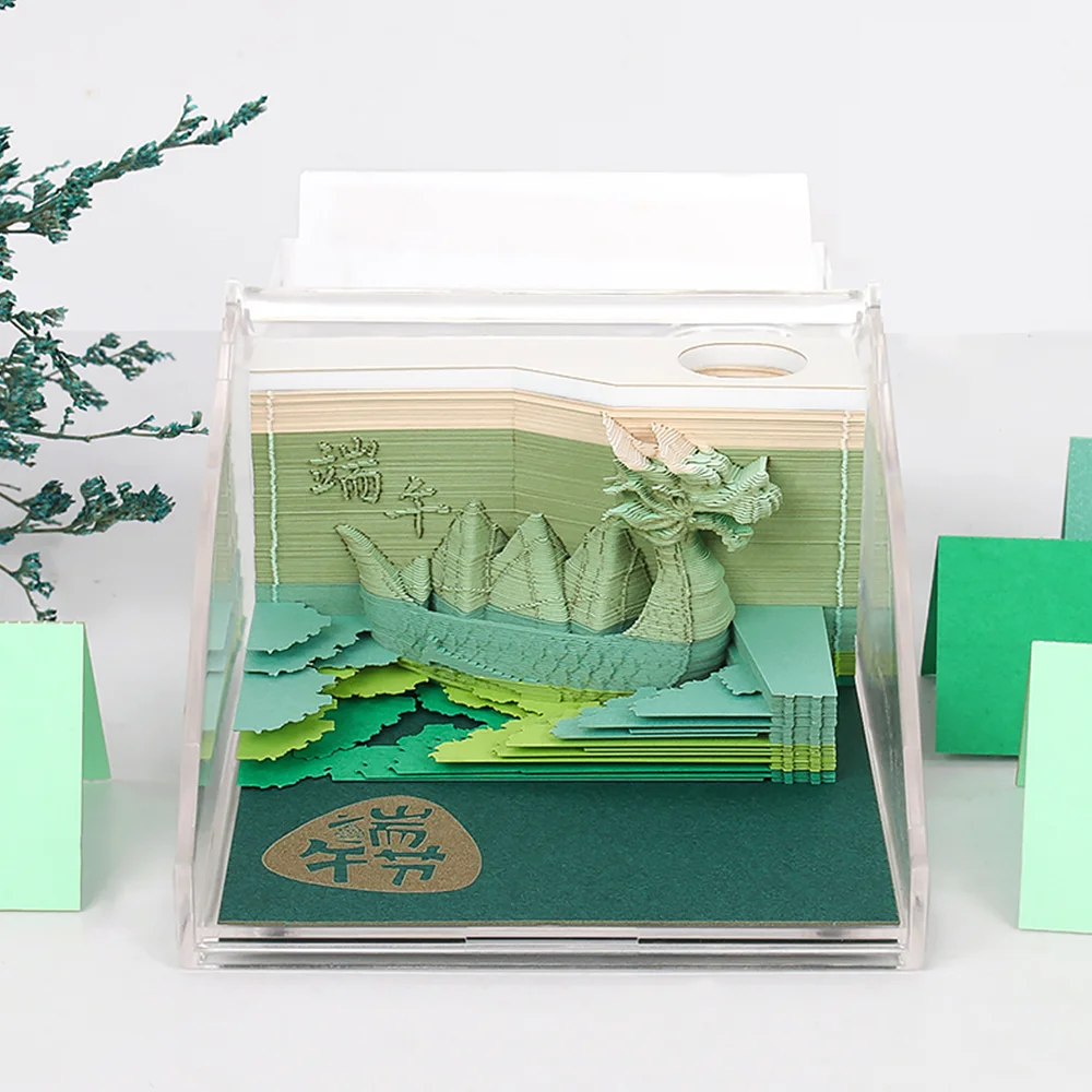 Записная книжка omoshiking 3D блокнот для записей 157 листов праздничные подарки с