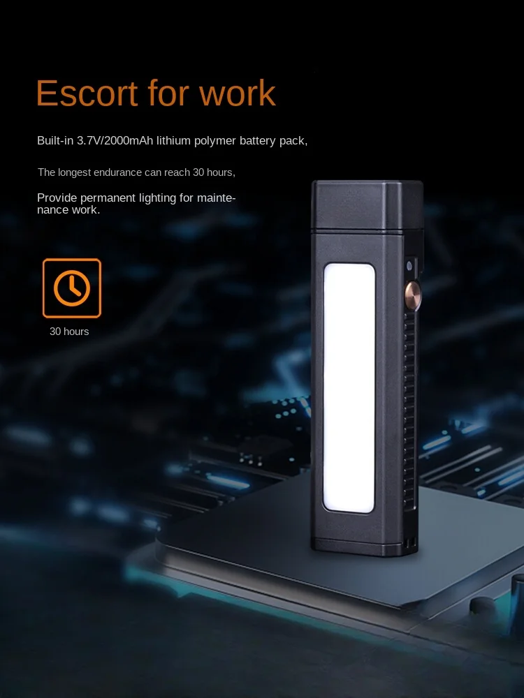 Мощный фонарик WT16R рабочее устройство наружный водонепроницаемый магнитный