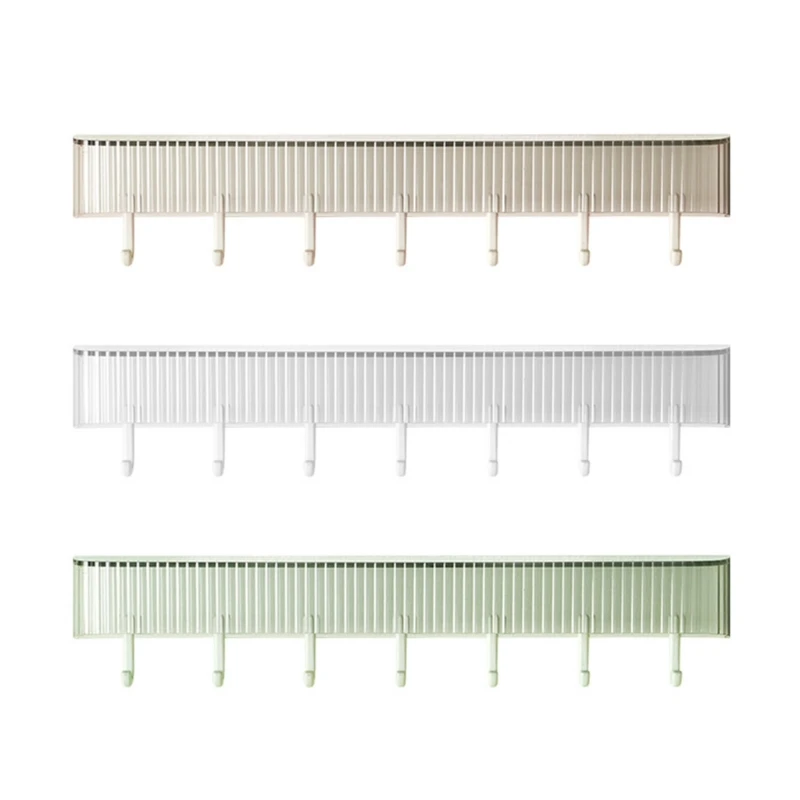 

Wall-Hung Toilet Rack Bathroom Punching-Free Corner Storage Rack with Hooks