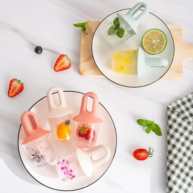 

Ice Cream Molds Popsicle Silicone Popsicle Trays For Freezer Homemade Popsicle Molds Shapes Silicone Frozen Ice Popsicle