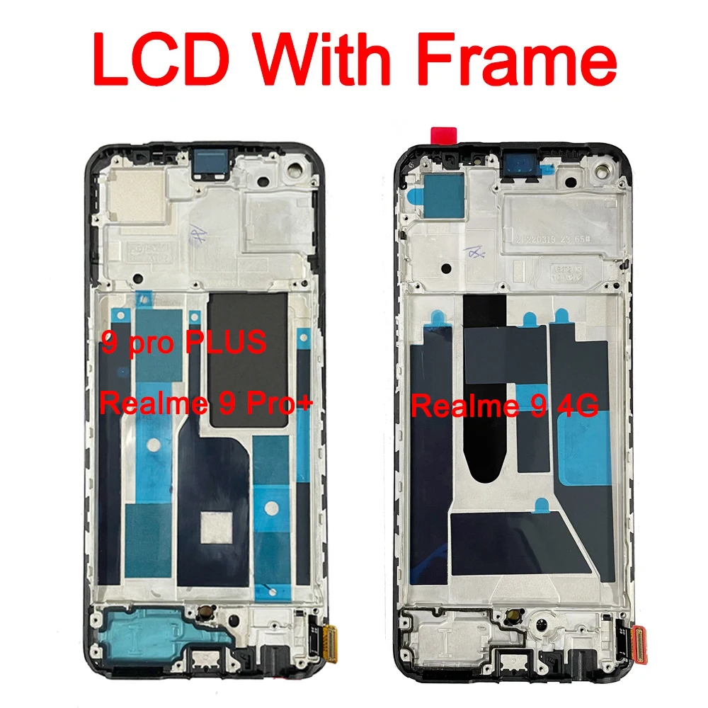 6 4 &quotНовый для Oppo Realme9 4G RMX3521 ЖК-дисплей с сенсорной панелью и дигитайзером Realme 9 Pro