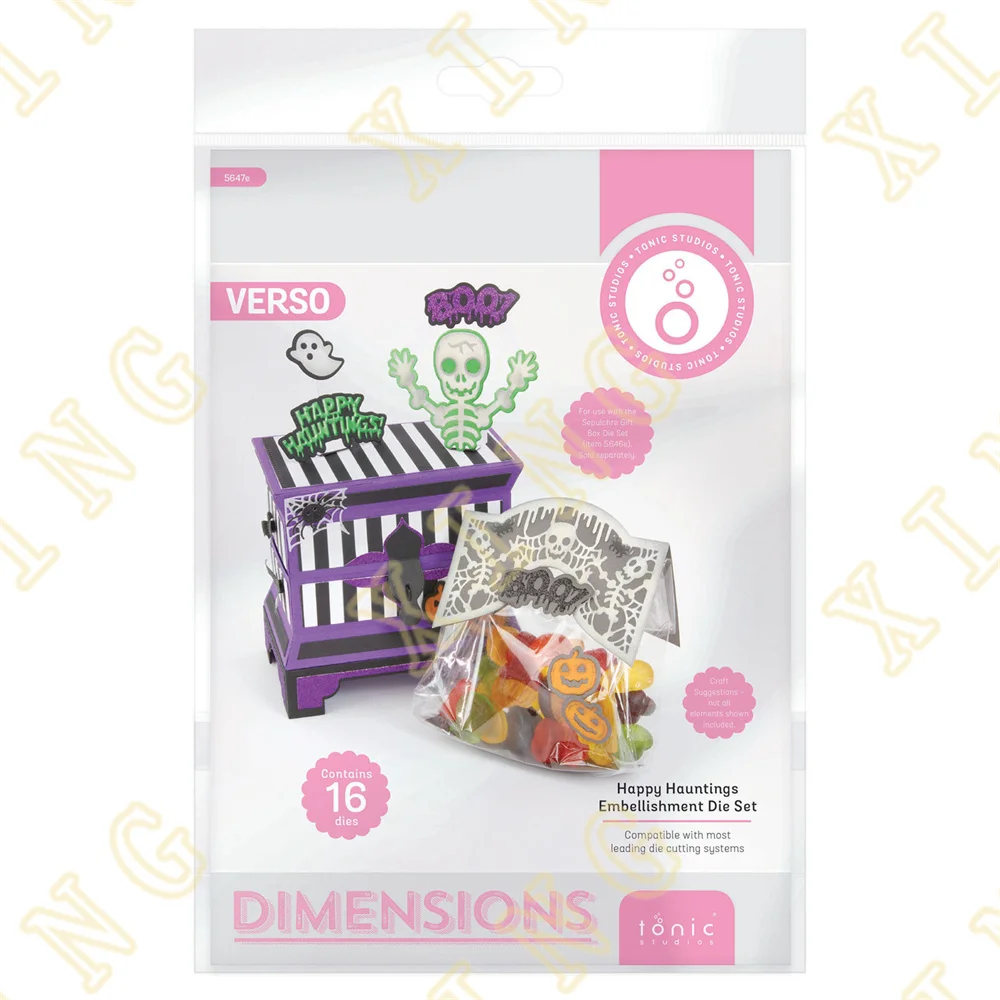 Хэллоуин Sepulchre коробка металлическая высечка для скрапбукинга рельефная