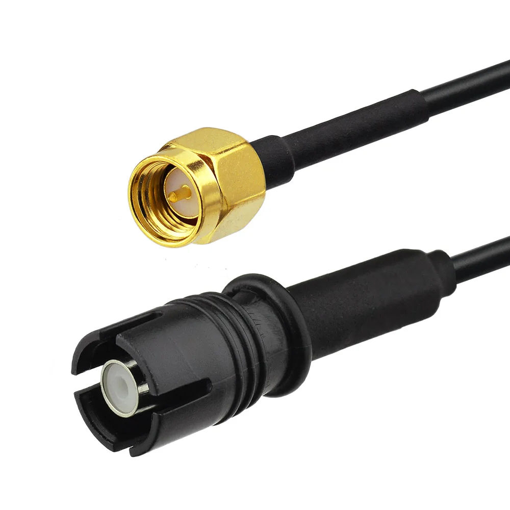 

Superbat DAB DAB+ FM AM Car Digital Radio Aerial Converter RAST II to SMA Male Antenna Adapter Cable 10cm European Car