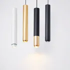 Светодиодная Подвесная лампа с длинной трубкой, цилиндрический светильник с регулируемым фокусом, освещение для кухни, ресторана, столовой, бара, 7 Вт, 12 Вт