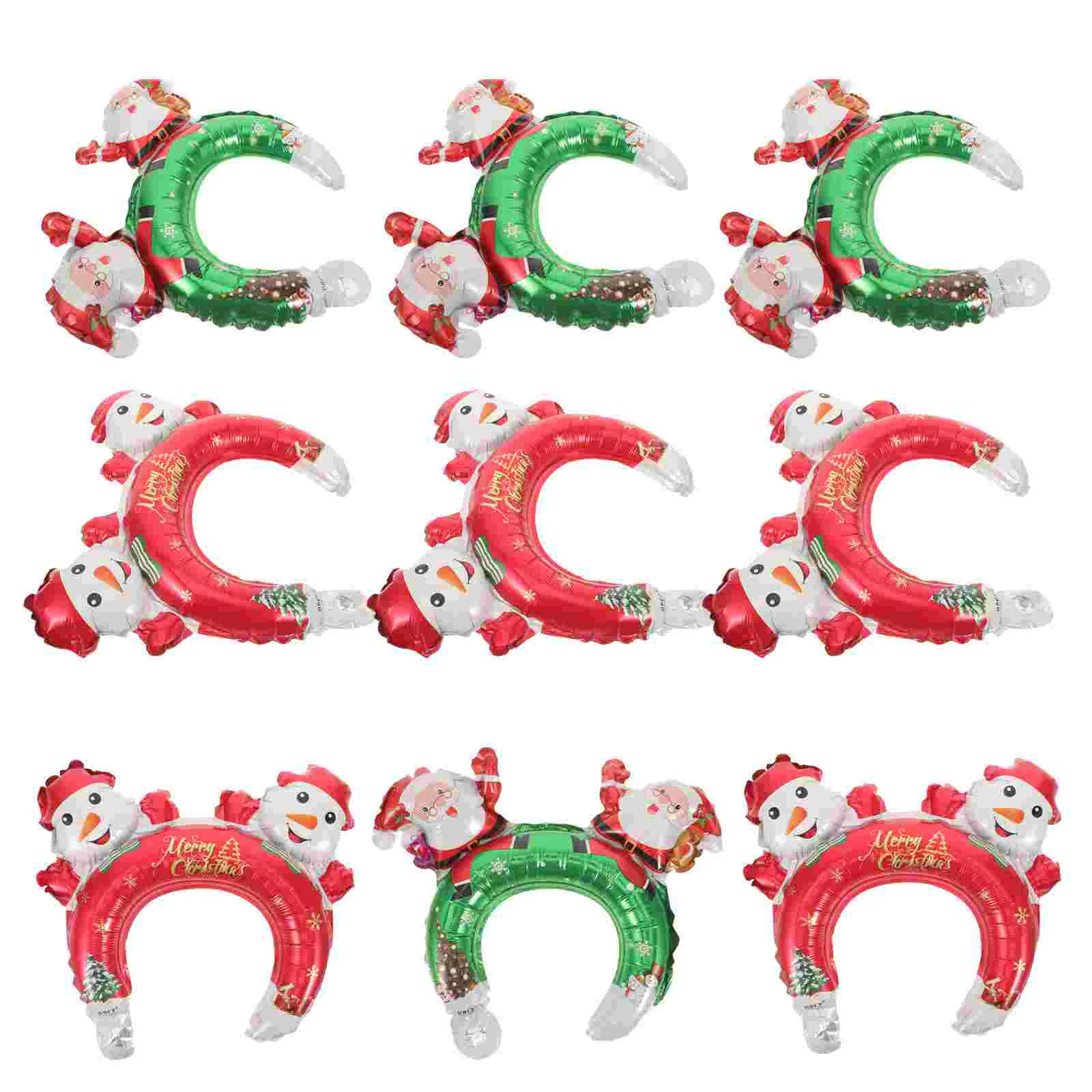 

20 Pcs The Gift Mini Balloons Headgear Hair Hoops Party Favors Kids Aluminum Film Hairbands Decorations Child