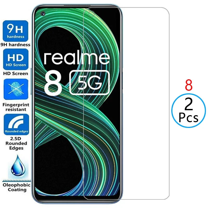 Защитное закаленное стекло для Realme 8 4g 5g защитная пленка экрана Realme8 Realmi8 Realmi Reame