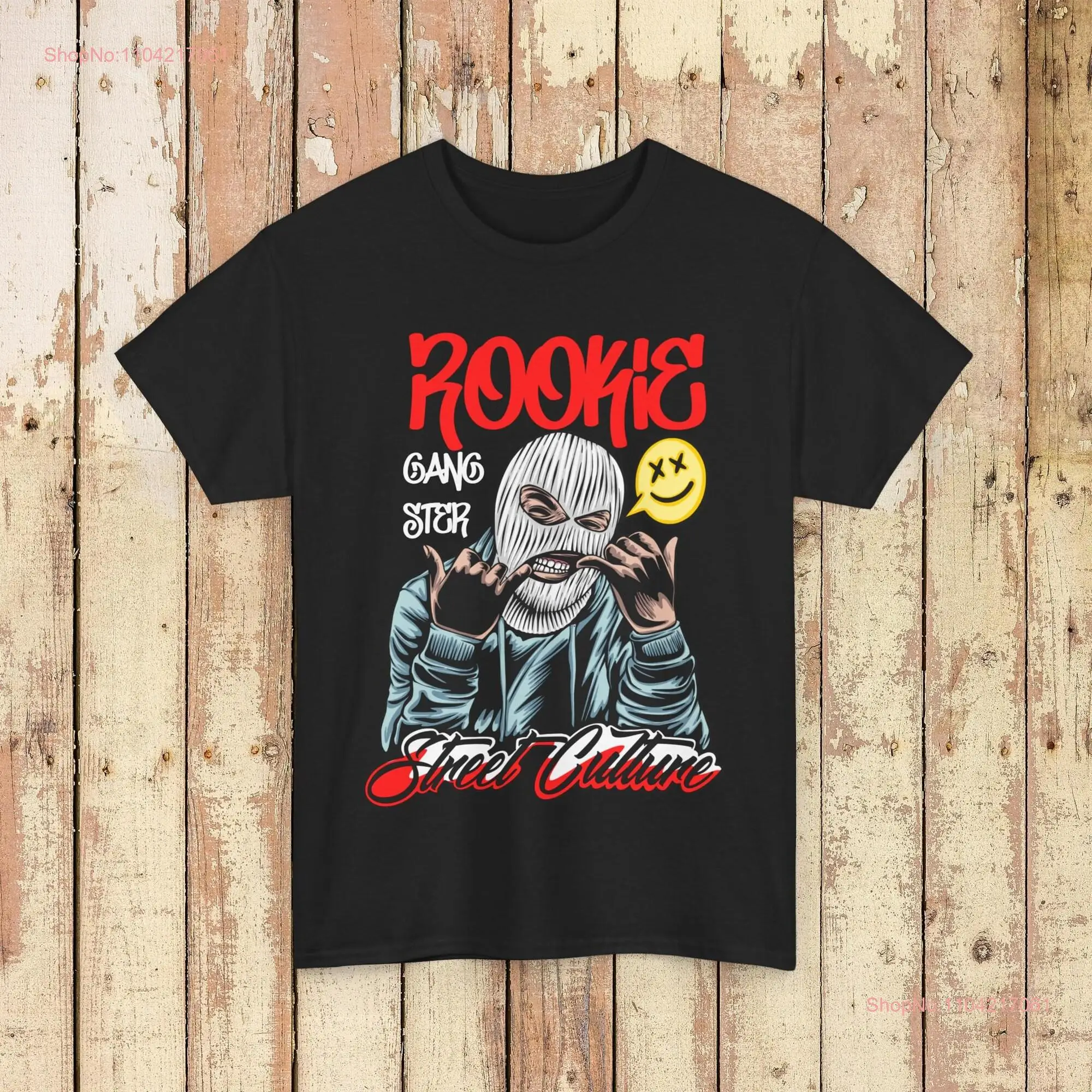 Street Culture Wear Urban T Shirt Heavy Cotton long or short sleeves