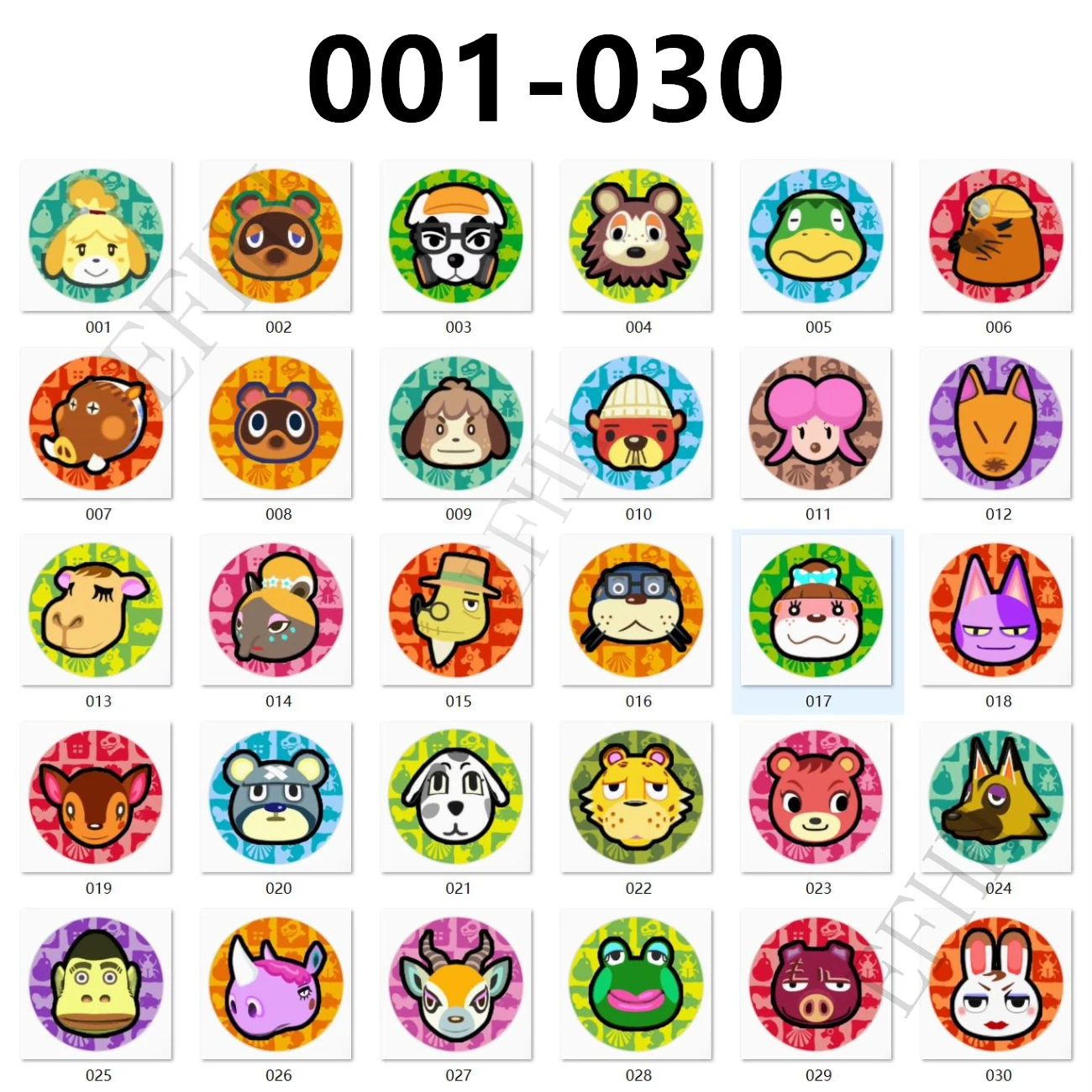 

Набор карт Animal Crossing: New Horizons EFHH ACNH