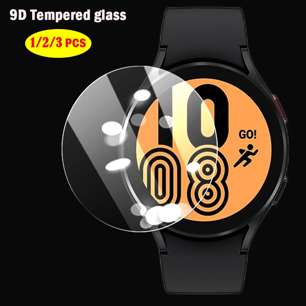Фото Закаленное стекло для Samsung Galaxy Watch 4/classic/Active 2/Gear S3 44 мм 40 мм 46 мм 42 мм, HD Прозрачная гидравлическая пленка, защита экрана №1