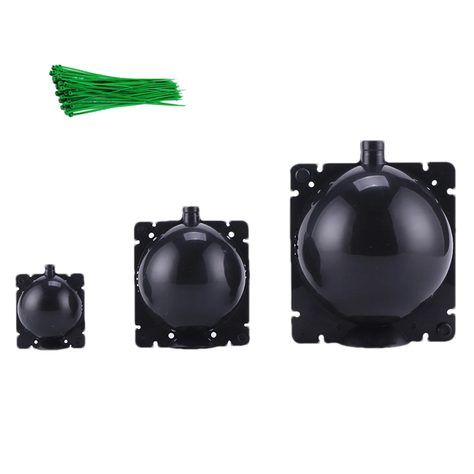 

3Pcs Tree Root Growing Box Reusable Tree Rooter Ball High Pressure Tree Rooter Air Layering Propagation Kit Propagator Pot Black