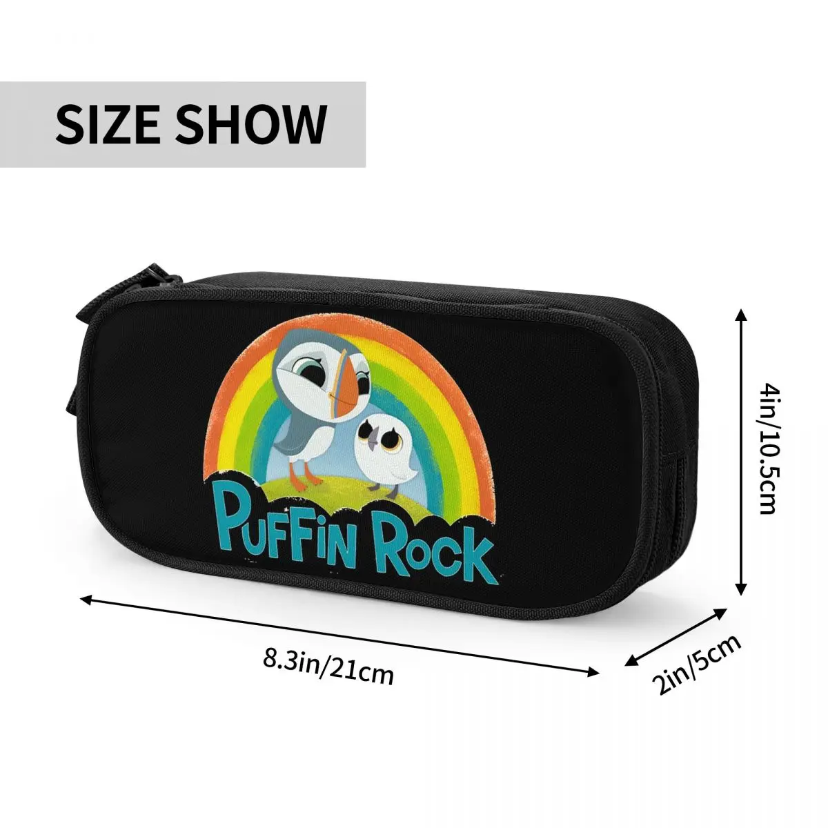Фото Пеналы Puffin Rock Oona Baba с мультяшным анимационным дизайном для студентов, подарочные пеналы-коробки, большая сумка-пенал для хранения, пенал-косметичка №2