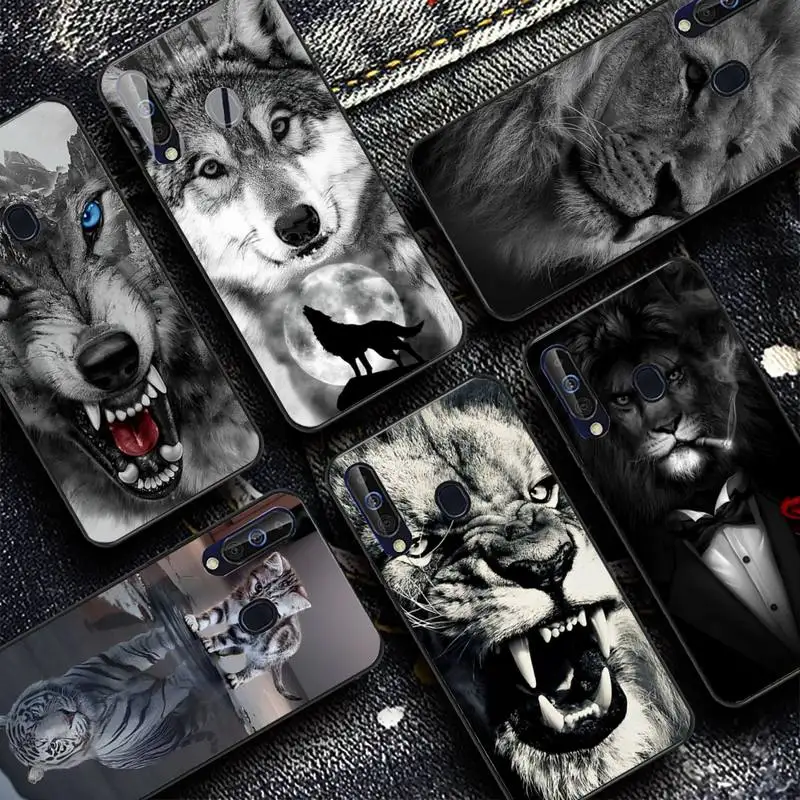 

Wolf Dog Cat Bird Lion Tiger Animal Phone Case for Samsung A51 01 50 71 21S 70 31 40 30 10 20 S E 11 91 A7 A8 2018